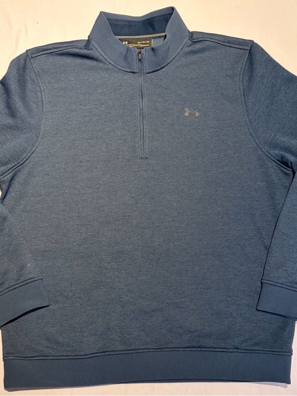 Under Armour Men's ColdGear Storm SweaterFleece 1/4 Zip Pullover in Blue XL